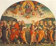 PERUGINO, Pietro The Almighty with Prophets and Sybils china oil painting reproduction